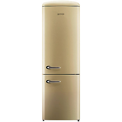 Gorenje ORK193 Freestanding Fridge Freezer, A+++ Energy Rating, Right-Hand Hinge, 60cm Wide Cream